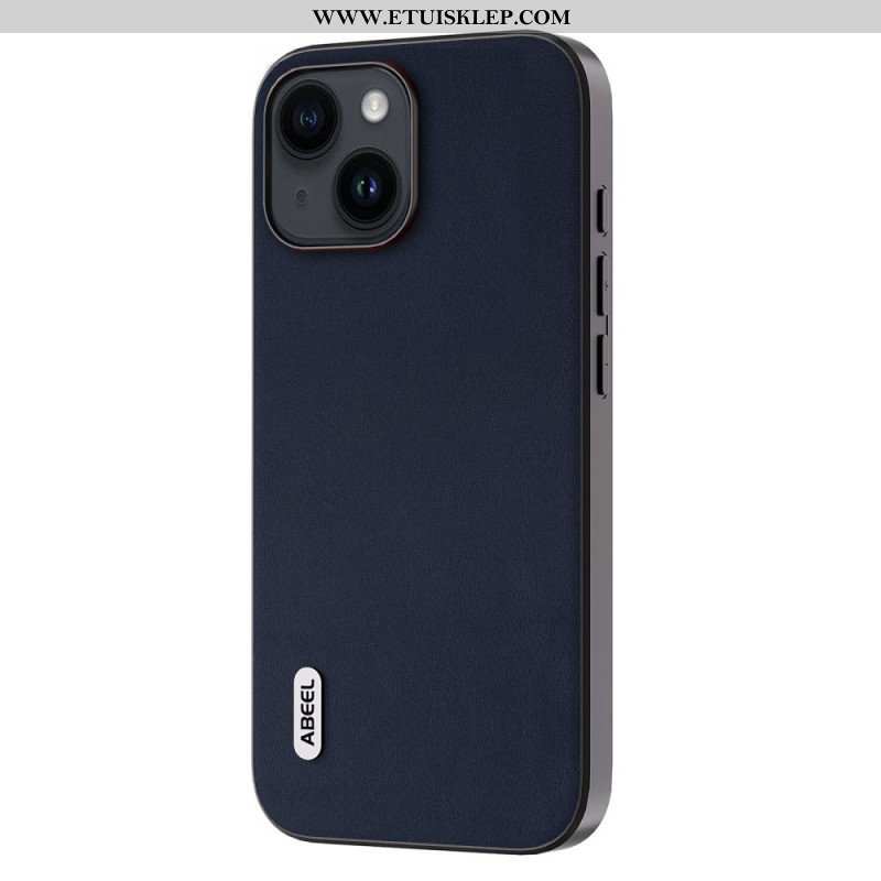 Etui do iPhone 15 Plus Prawdziwa Skóra Nappa Abeel